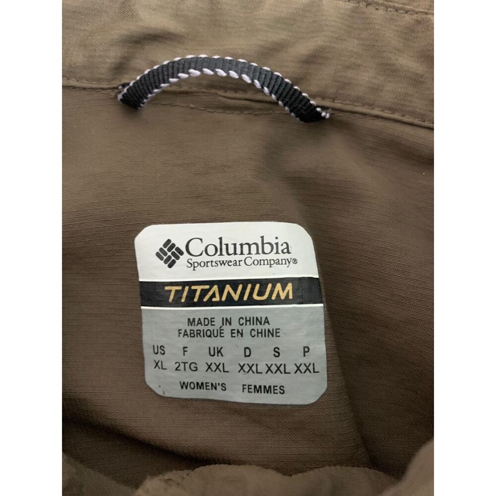 Size XL Columbia Titanium Womens OmniDry Jacket Snap Up - Picture 8 of 10